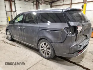 2016 Kia Sedona SX-L with VIN KNDME5C18G6142673, listed as a Copart auction lot 88815615 with 199,027 mi miles and Salvage Title. Bid and sale history available at carsss.com. Image 2.