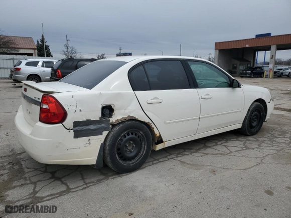 2005 Chevrolet Malibu LT with VIN 1G1ZU548X5F317483, listed as a Copart auction lot 48136965 with 198,048 mi miles and Salvage Title. Bid and sale history available at carsss.com. Image 3.