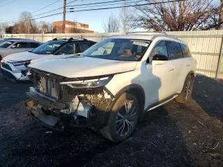 2022 Infiniti QX60 Sensory with VIN 5N1DL1GS8NC332839, listed as a Copart auction lot 85265524 with 7,863 mi miles and Salvage title. Bid and sale history available at DreamBid. Image 1.