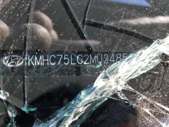 2021 Hyundai Ioniq SE with VIN KMHC75LC2MU248546, listed as a Copart auction lot 46315855 with 347,942 mi miles and Non Repairable. Bid and sale history available at DreamBid. Image 13.