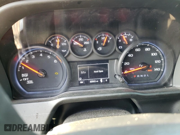 2023 Chevrolet Silverado 1500 Work Truck with VIN 3GCNAAEK0PG343268, listed as a Copart auction lot 54327815 with 82,603 mi miles and Clean Title. Bid and sale history available at DreamBid. Image 9.