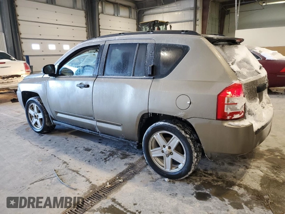2008 Jeep Compass Sport with VIN 1J8FT47078D665893, listed as a Copart auction lot 44558255 with 138,490 mi miles and Salvage Title. Bid and sale history available at carsss.com. Image 2.