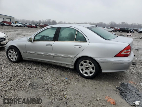 2005 Mercedes-Benz C 240 with VIN WDBRF61J85F614572, listed as a Copart auction lot 43930275 with 147,548 mi miles and Clean Title. Bid and sale history available at DreamBid. Image 2.