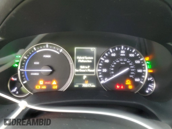 2018 Lexus RX with VIN JTJDGKCA2J2005054, listed as a Copart auction lot 43848095 with 70,517 mi miles and Salvage Title. Bid and sale history available at carsss.com. Image 9.