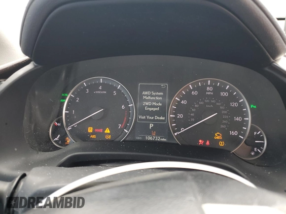 2017 Lexus RX 350 with VIN 2T2BZMCA3HC092809, listed as a Copart auction lot 61770475 with 106,732 mi miles and Salvage title. Bid and sale history available at DreamBid. Image 9.