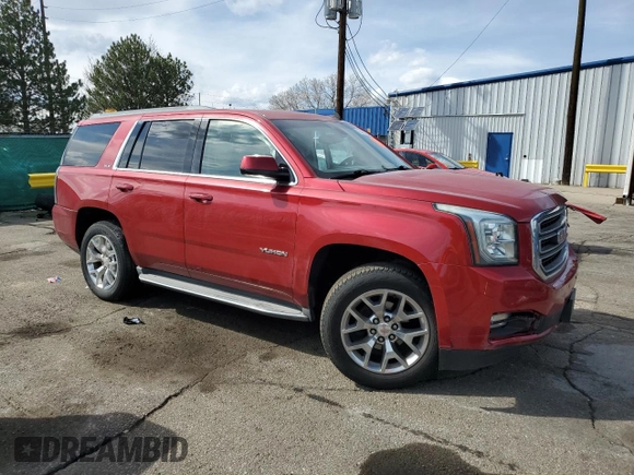 2015 GMC Yukon SLE with VIN 1GKS2AKC3FR168949, listed as a Copart auction lot 52453385 with 135,265 mi miles and Non Repairable. Bid and sale history available at carsss.com. Image 4.
