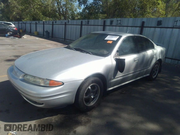 2003 Oldsmobile Alero GL1 with VIN 1G3NL52EX3C277972, listed as a IAAI auction lot 35153780 with Not Provided miles and . Bid and sale history available at DreamBid. Image 2.