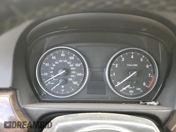 2007 BMW 3 Series 328i with VIN WBAWL13537PX14590, listed as a Copart auction lot 57180425 with Not provided miles and Salvage title. Bid and sale history available at DreamBid. Image 9.