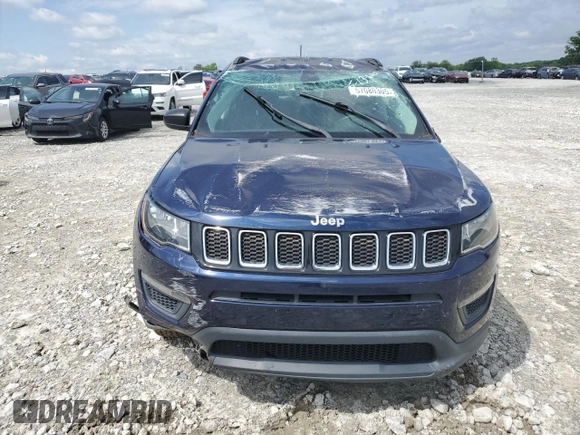 2018 Jeep Compass Sport с VIN 3C4NJCAB9JT233089, выставлен на аукционе Copart как лот 57080305 с пробегом 70 879 миль миль и Списание • Salvage title. История ставок и продаж доступна на DreamBid. Изображение 5.