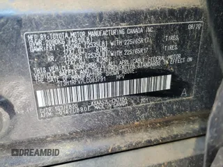 2020 Toyota RAV4 LE with VIN 2T3H1RFV7LC083791, listed as a Copart auction lot 85897254 with 46,797 mi miles and Salvage Title. Bid and sale history available at carsss.com. Image 13.