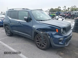 2021 Jeep Renegade Latitude with VIN ZACNJCB17MPM43754, listed as a IAAI auction lot 42384178 with 36,292 mi miles and . Bid and sale history available at DreamBid. Image 1.