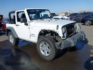2013 Jeep Wrangler Sport with VIN 1C4AJWAG6DL691801, listed as a IAAI auction lot 42280497 with 113,989 mi miles and . Bid and sale history available at DreamBid. Image 1.
