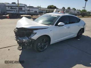 2024 Acura Integra w/A-Spec Package with VIN 19UDE4H39RA016294, listed as a Copart auction lot 57657355 with 16,522 mi miles and Salvage title. Bid and sale history available at DreamBid. Image 1.