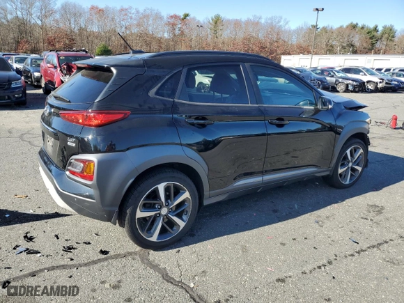 2018 Hyundai Kona Ultimate with VIN KM8K5CA58JU112671, listed as a Copart auction lot 81144064 with 0 mi miles and Salvage Title. Bid and sale history available at carsss.com. Image 3.