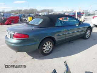 2004 Chrysler Sebring Limited with VIN 1C3EL65R44N228569, listed as a IAAI auction lot 41841279 with 182,964 mi miles and . Bid and sale history available at DreamBid. Image 4.