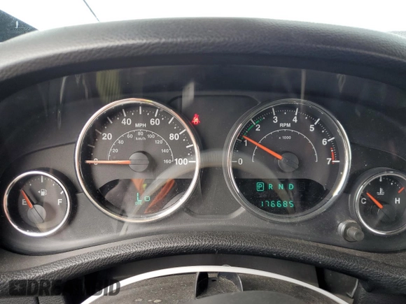 2014 Jeep Wrangler Unlimited Sport with VIN 1C4BJWDG4EL115321, listed as a Copart auction lot 51297255 with 176,685 mi miles and Salvage Title. Bid and sale history available at carsss.com. Image 9.