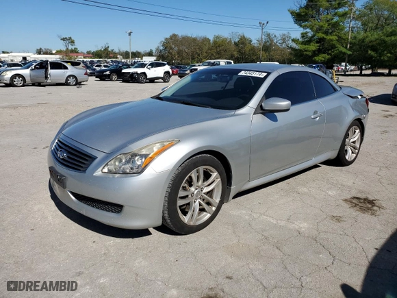 2010 Infiniti G37 Convertible with VIN JN1CV6FE3AM351759, listed as a Copart auction lot 74345174 with 92,185 mi miles and Clean Title. Bid and sale history available at carsss.com. Image 1.