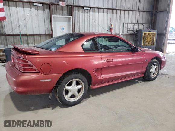 1994 Ford Mustang GT z VIN 1FALP42T5RF144134, wystawiony jako Copart lot #54272735 z przebiegiem 241 478 mil mil oraz Szkoda całkowita • Salvage title. Historia ofert i sprzedaży dostępna na DreamBid. Obrazek 3.