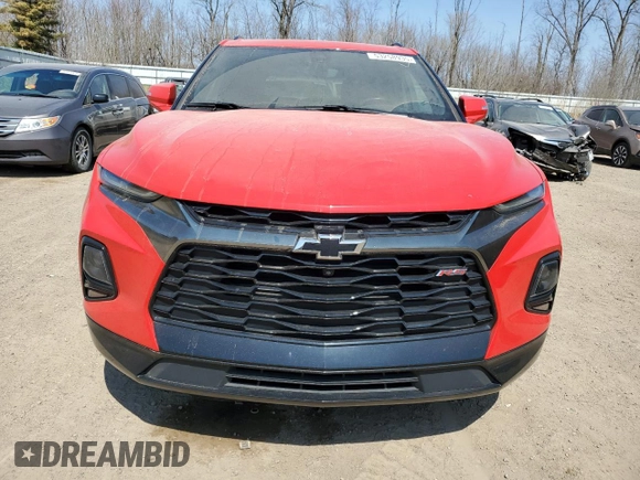 2020 Chevrolet Blazer RS z VIN 3GNKBKRS2LS718527, wystawiony jako Copart lot #53258935 z przebiegiem 65 996 mil mil oraz Szkoda całkowita • Salvage title. Historia ofert i sprzedaży dostępna na DreamBid. Obrazek 5.