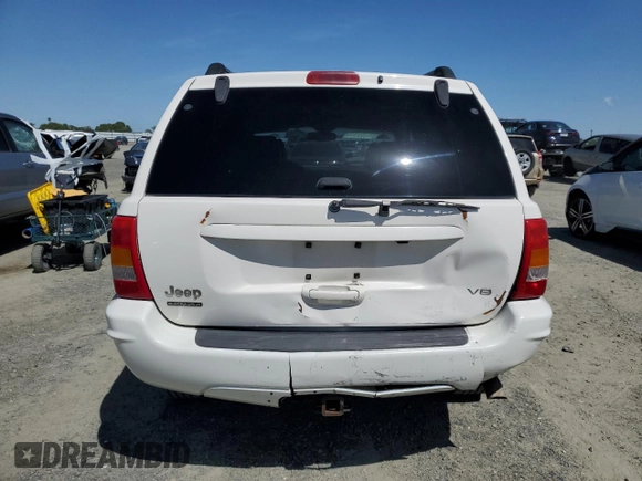 2001 Jeep Grand Cherokee Limited with VIN 1J4GW58N61C628066, listed as a Copart auction lot 52054365 with 173,485 mi miles and Salvage Title. Bid and sale history available at carsss.com. Image 6.