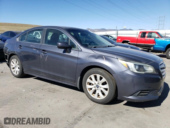 2017 Subaru Legacy Premium with VIN 4S3BNAC64H3026630, listed as a Copart auction lot 48383685 with 88,356 mi miles and Salvage Title. Bid and sale history available at carsss.com. Image 4.