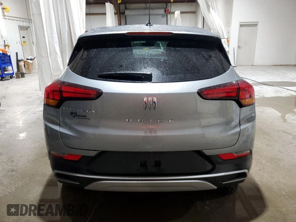 2024 Buick Encore GX Preferred with VIN KL4AMCSL9RB000706, listed as a Copart auction lot 58763745 with 18,609 mi miles and Salvage title. Bid and sale history available at DreamBid. Image 6.