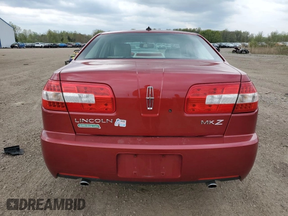 2007 Lincoln MKZ with VIN 3LNHM26T67R653507, listed as a Copart auction lot 54980585 with 157,247 mi miles and Clean Title. Bid and sale history available at carsss.com. Image 6.