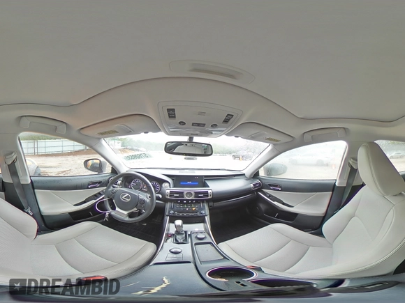 2014 Lexus IS 250 with VIN JTHBF1D25E5004997, listed as a Copart auction lot 57609535 with 100,597 mi miles and Salvage title. Bid and sale history available at DreamBid. Image 14.