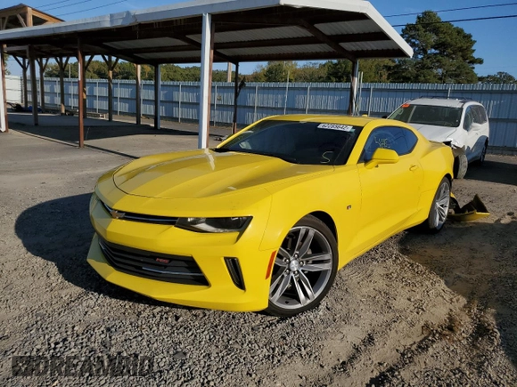 2018 Chevrolet Camaro 1LT with VIN 1G1FB1RS3J0115717, listed as a Copart auction lot 62285642 with 56,485 mi miles. Bid and sale history available at carsss.com. Image 2.