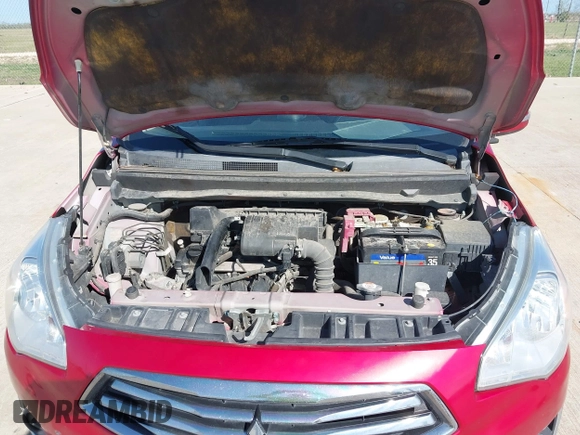 2018 Mitsubishi Mirage G4 SE with VIN ML32F4FJ7JHF10708, listed as a IAAI auction lot 41869431 with 101,112 mi miles. Bid and sale history available at carsss.com. Image 10.