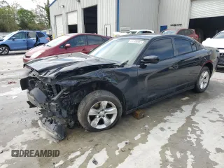 2014 Dodge Charger SE with VIN 2C3CDXBG6EH174215, listed as a Copart auction lot 51108985 with 163,133 mi miles and Salvage Title. Bid and sale history available at carsss.com. Image 1.