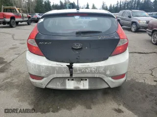 2013 Hyundai Accent GL with VIN KMHCT5AEXDU108535, listed as a Copart auction lot 48923565 with 176,246 mi miles and Salvage Title. Bid and sale history available at carsss.com. Image 6.