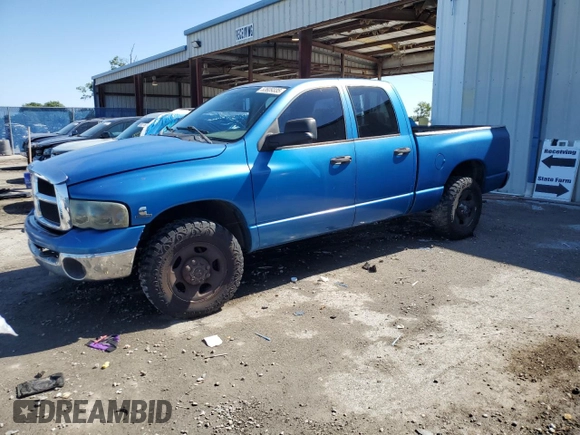 2005 Dodge Ram 2500 ST with VIN 3D7KR28C65G851396, listed as a Copart auction lot 53609335 with 356,584 mi miles and Salvage Title. Bid and sale history available at carsss.com. Image 1.