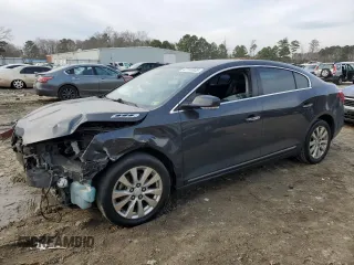 2014 Buick LaCrosse Leather with VIN 1G4GB5GR9EF234616, listed as a Copart auction lot 47191835 with 59,758 mi miles and Salvage Title. Bid and sale history available at carsss.com. Image 1.