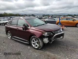 2013 Lexus RX 350 with VIN JTJBK1BA4D2034609, listed as a Copart auction lot 52022985 with 99,542 mi miles and Salvage Title. Bid and sale history available at carsss.com. Image 12.