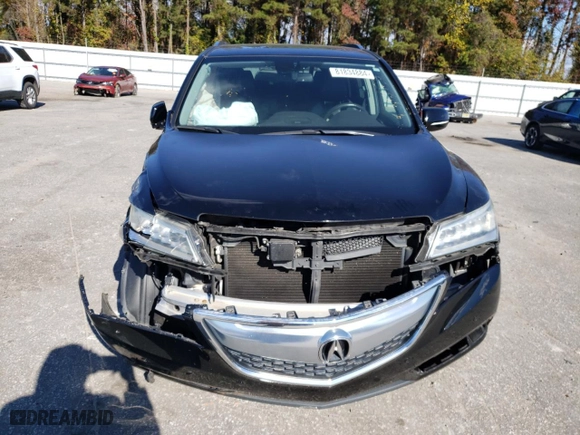 2015 Acura MDX Advance/Entertainment Pkg with VIN 5FRYD3H8XFB013446, listed as a Copart auction lot 81834884 with 124,182 mi miles and Salvage Title. Bid and sale history available at carsss.com. Image 5.