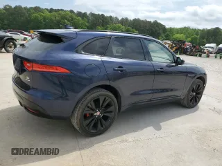 2018 Jaguar F-Pace S with VIN SADCM2FV7JA255776, listed as a Copart auction lot 53561575 with 82,005 mi miles and Salvage title. Bid and sale history available at DreamBid. Image 3.