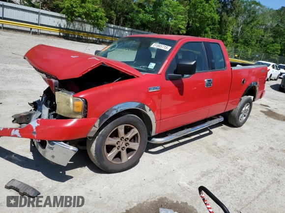 2004 Ford F-150 STX with VIN 1FTRX12W24NC59852, listed as a Copart auction lot 51865715 with Not Provided miles and Salvage Title. Bid and sale history available at carsss.com. Image 1.