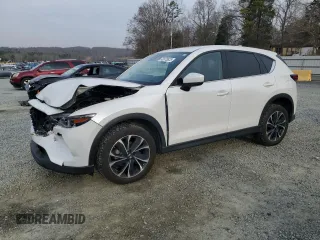 2023 Mazda CX-5 2.5 S Premium Package with VIN JM3KFBDM4P0182545, listed as a Copart auction lot 48975625 with 19,152 mi miles and Salvage Title. Bid and sale history available at carsss.com. Image 1.