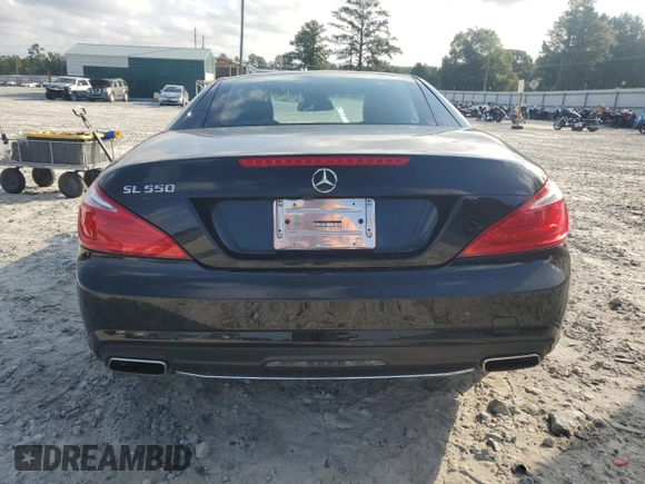 2015 Mercedes-Benz SL 550 with VIN WDDJK7DA7FF034796, listed as a Copart auction lot 71477874 with 53,842 mi miles and Salvage title. Bid and sale history available at DreamBid. Image 6.