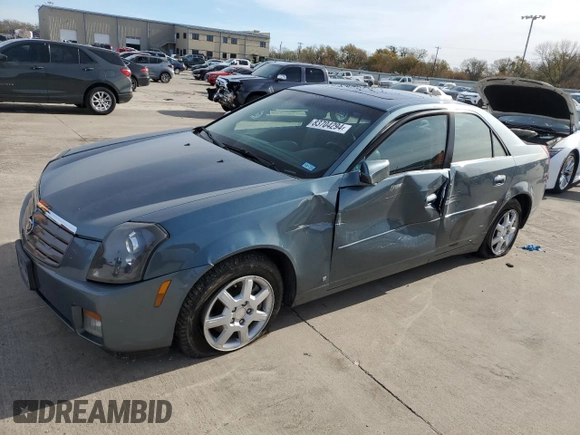 2006 Cadillac CTS with VIN 1G6DP577360111487, listed as a Copart auction lot 83704294 with 95,272 mi miles and Salvage Title. Bid and sale history available at carsss.com. Image 1.