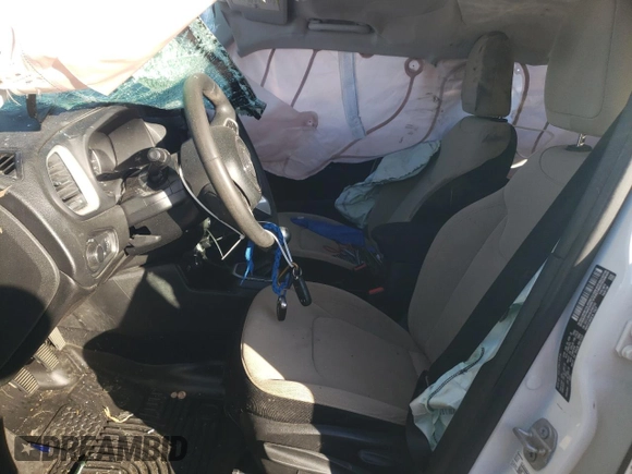 2018 Jeep Renegade Sport with VIN ZACCJBAH0JPH07332, listed as a Copart auction lot 76322434 with Not provided miles and Salvage title. Bid and sale history available at DreamBid. Image 7.