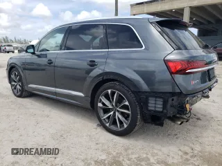 2023 Audi SQ7 Prestige z VIN WA1VWBF76PD019332, wystawiony jako Copart lot #59294704 z przebiegiem 7257 mil mil oraz Szkody całkowita. Historia ofert i sprzedaży dostępna na DreamBid. Obrazek 2.
