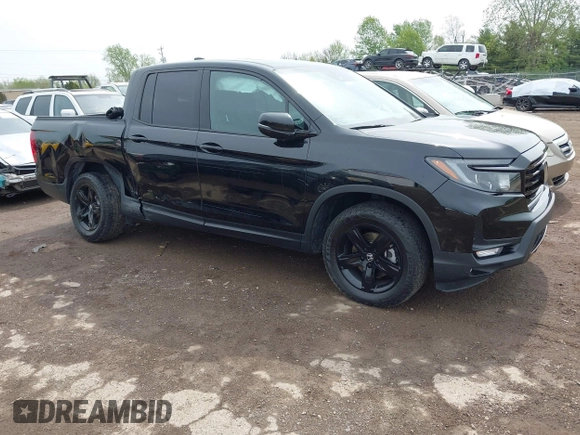 2023 Honda Ridgeline Black Edition with VIN 5FPYK3F83PB023481, listed as a IAAI auction lot 42157928 with 24,632 mi miles and . Bid and sale history available at DreamBid. Image 1.