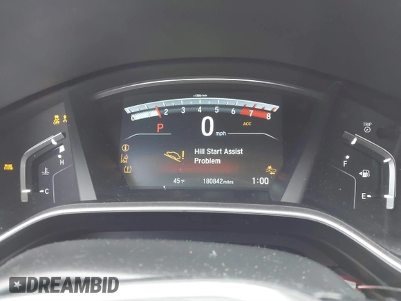 2017 Honda CR-V Touring with VIN 5J6RW2H92HL040217, listed as a IAAI auction lot 41044193 with 180,842 mi miles. Bid and sale history available at carsss.com. Image 7.