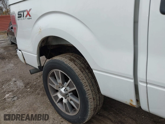 2014 Ford F-150 XL with VIN 1FTFW1EFXEFB08741, listed as a IAAI auction lot 40930645 with 138,394 mi miles and . Bid and sale history available at DreamBid. Image 6.
