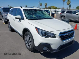 2018 Subaru Outback Touring with VIN 4S4BSATC7J3347691, listed as a IAAI auction lot 42609038 with 48,300 mi miles and . Bid and sale history available at DreamBid. Image 1.