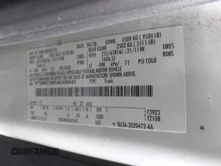 2018 Ford Transit with VIN 1FTBW2CM3JKA90543, listed as a IAAI auction lot 41439788 with 83,135 mi miles and . Bid and sale history available at DreamBid. Image 8.