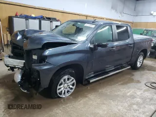 2021 Chevrolet Silverado 1500 LT with VIN 1GCUYDED1MZ165926, listed as a Copart auction lot 48159085 with 58,618 mi miles and Salvage Title. Bid and sale history available at DreamBid. Image 1.