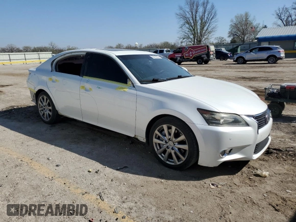 2013 Lexus GS 350 z VIN JTHBE1BLXD5010775, wystawiony jako Copart lot #50318225 z przebiegiem 246 950 mil mil oraz Szkody całkowita. Historia ofert i sprzedaży dostępna na DreamBid. Obrazek 4.
